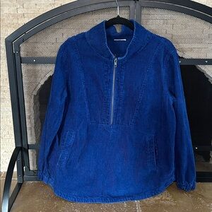 POETRY Anthropologie  corduroy 1/4 zip US 10